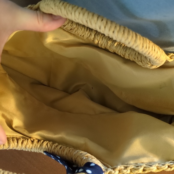 Straw top handle bag - Picture 3 of 4